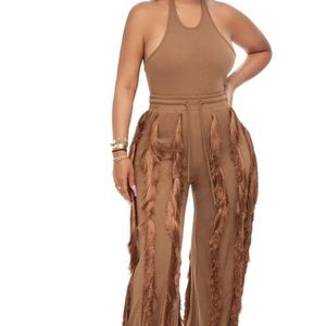 Mina Monroe two piece fringe set